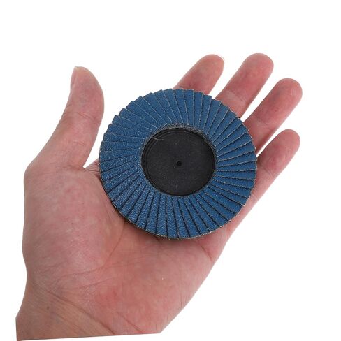 3-inch Flap Sanding Wheels Set for Drill with 40/60/80/120 Grits, Includes Rubber Backing Pad and Straight Shank, Flat Grinding Disc for Industrial Polishing and DIY Abrasive in Kuwait