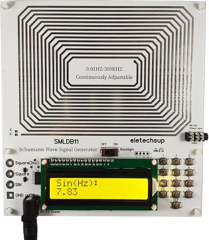 PRO Version 0.01Hz~300KHz 7.83Hz Continuously Adjustable Schumann Resonance Ultra-Low Pulse Square Wave Solfeggio Frequency Generator in Kuwait