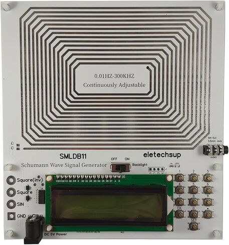 PRO Version 0.01Hz~300KHz 7.83Hz Continuously Adjustable Schumann Resonance Ultra-Low Pulse Square Wave Solfeggio Frequency Generator in Kuwait