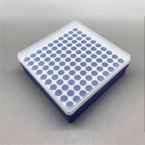 1piece Plastic Centrifuge Tube Box PCR Tube Storage boxs Laboratory Supplies 0.5ml 1.5/2ml 5ml(5ml 50holes) in Kuwait