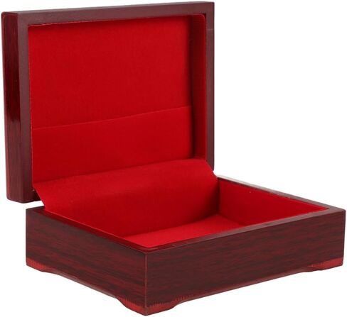 SUPVOX Vintage Wooden Poker Storage Case Elegant Wooden Box for Playing Cards for Desktop Organization and Packaging and Easy to Use in Kuwait