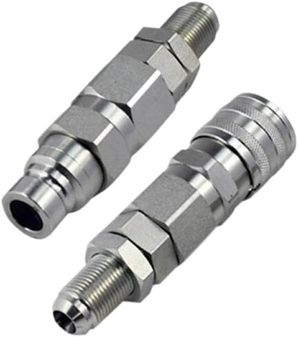 Hydraulic Quick Connect Coupler Set FEM-502-10BMF FEM-501-10BMF Compatible With Skid Steer Loader 463 553 753 763 in Kuwait