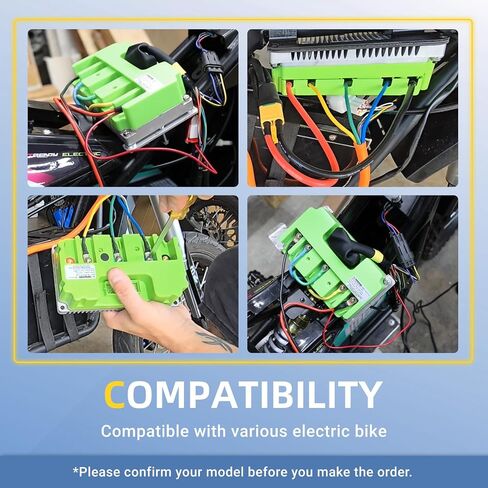 72V ND72300 Fardriver Controller BLDC, 300A Programmable High Power Brushless DC Motor Sine Wave Controller Fit for Electric Motorcycle Motor E-Bike Scooter Motor in Kuwait