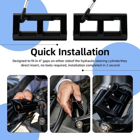 Outboard Motor Support Transom Saver, Hydraulic Steering Lock Set for Boat Transom Stabilization Prevents Motor Wobble & Enhances Trailers Safety in Kuwait