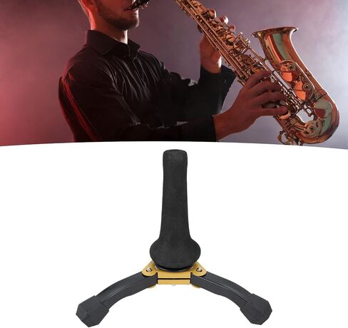 Soprano Sax Stand Foldable Portable Prevent Slip Saxophone Tripod Holder for Trumpet Oboe Clarinet in Kuwait