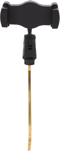 KALLORY Universal Saxophone Lyre Music Holder Clip with Abs and Stainless Steel Construction for Smartphones and Tablets, Handsfree Practice Stand Suitable for Marching Band Events in Saudi Arabia