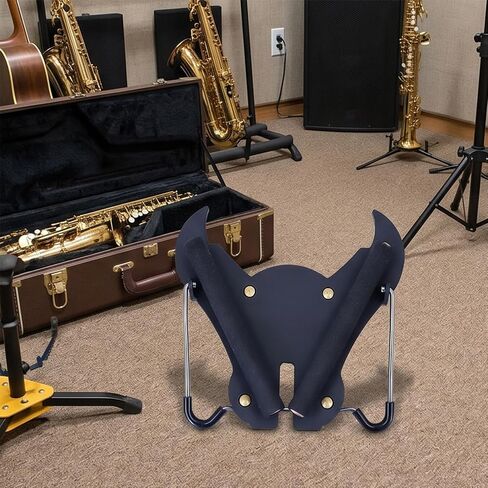 Bulls Head Shape Saxophone Holder Sax Folding Tripod Stand Bracket Woodwind Instrument Accessories Enduring Portable Saxophone Stand in Kuwait