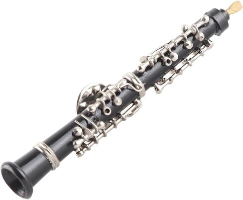 دبوس بروش Oboe، بروش آلة موسيقية مصغرة أنيقة بلمسة نهائية لامعة، يأتي مع صندوق تخزين، مثالي لمحبي الموسيقى in Kuwait