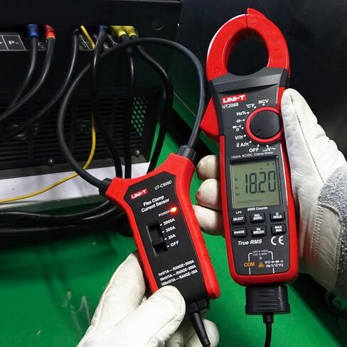 UNI-T Flexible Current Probe UT-CS09D, 18" Flex Clamp, 0.1A Resolution, 3000A Current Paired with UT208B / UT206B Digital Clamp Meter, 500Hz Frequency Response, 1-Meter Drop Durability in Kuwait