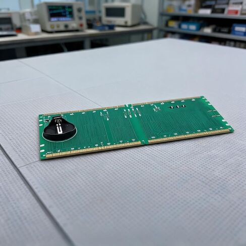 بطاقة اختبار الذاكرة DDR5 مع مؤشرات LED، ومصدر طاقة مزدوج لأداة تشخيص فتحة ذاكرة الوصول العشوائي، واختبار إصلاح اللوحة الأم لسطح المكتب والخادم (أخضر) in Kuwait