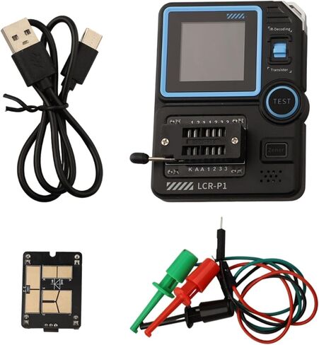 LCR-P1 Multifunction Transistor Tester LCR Meter Semiconductor Component Tester for MOSFET IGBT JFET Diode Capacitor Resistor ESR Measurement in Saudi Arabia