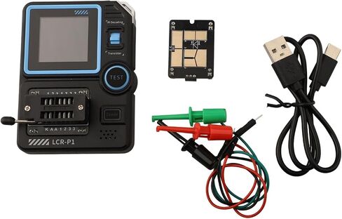 LCR-P1 Multifunction Transistor Tester LCR Meter Semiconductor Component Tester for MOSFET IGBT JFET Diode Capacitor Resistor ESR Measurement in Saudi Arabia