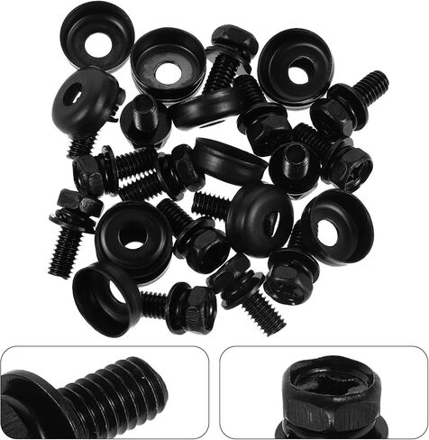 TOYANDONA 24 زوجًا من براغي طبلة معدنية M4x13mm مع غسالة لطبل توم ملاءمة دقيقة وثبات ضبط موثوق in Kuwait