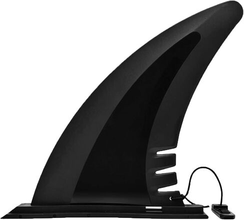 7" Paddle Board Fin Repalcement, Nylon Fiberglass Reinforced, No-Tool Installation, New Single Fin for Inflatable SUPs, Surfboard, Stand-up Paddleboard, Longboard. in Saudi Arabia