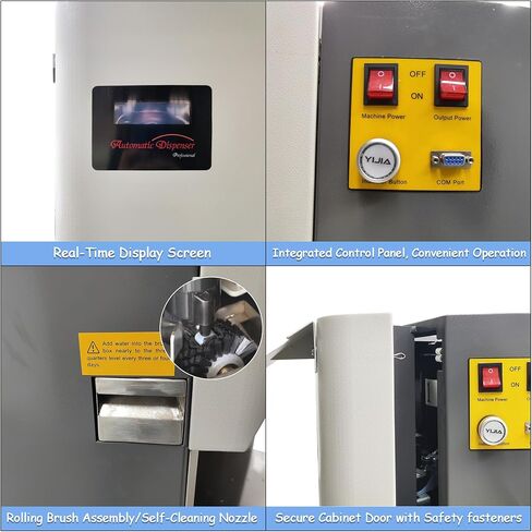 Computerized Automatic Paint Tinting Dispenser Equipment, 110V Paint Dispensing Machine, 16 colorant canisters, 50ML Pump capacity, Automatic Ink Coating Dispenser for Water-based colorants in Kuwait
