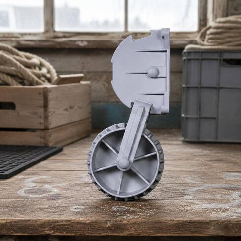 predolo 2 Pieces Deployment Trolley Wheel Set Portable Folding Boat Trolley Wheel Space Saving Transom Launch Wheels for Boating in Kuwait