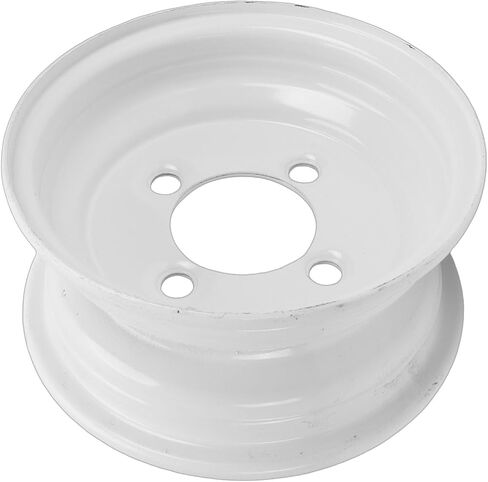 Tissting 8x3.75 عجلة حافة 4.80-8 8 بوصة محور مقطورة فولاذي 4 مسامير - حافة عجلة عالية القوة 8x3.75 للعربات والمقطورات والناقلات وقطع غيار المعدات البحرية والبناء in Kuwait