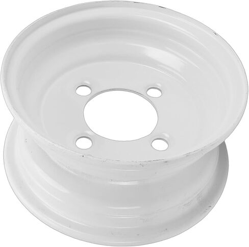 Tissting 8x3.75 عجلة حافة 4.80-8 8 بوصة محور مقطورة فولاذي 4 مسامير - حافة عجلة عالية القوة 8x3.75 للعربات والمقطورات والناقلات وقطع غيار المعدات البحرية والبناء in Kuwait