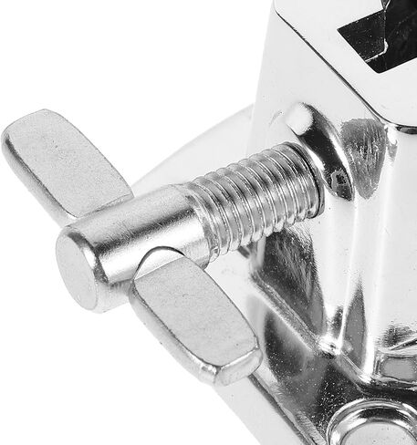 DOITOOL 2pcs Drum Rack Mount Bracket Metal Clamp Accessory for Cymbal Stand, Space-saving and Provides Stable Support, for Performances and Practice Rooms, Silver Finish with Screw Hole in Kuwait