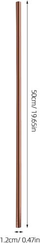 أنبوب نحاسي 12 مم سمك 1.5 مم وطول 500 مم، قضيب نحاسي دائري للحرف اليدوية والاستخدام الصناعي، سهل القطع بأبعاد دقيقة in Kuwait