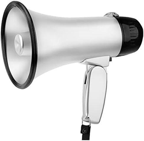 مكبر صوت محمول من POCHY Fashion Bullhorn بقوة 25 وات، تسجيل مكبرات صوت محمولة وأوضاع صفارات الإنذار، مكبر صوت صغير الحجم، مكبر صوت واضح، مكبر صوت خفيف الوزن in Kuwait