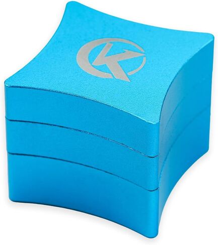 KONLLEN Magnetic Pool Chalk Holder Aluminum Alloy Belt Clip | Portable design, durable metal construction, quick access,metal cue chalk case for pool, snooker and carom in Kuwait
