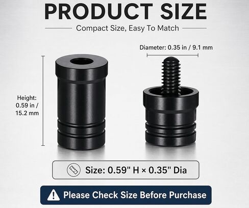 3/8x10 Pool Cue Joint Protector, Billiard Cue Stick Thread Caps in Kuwait