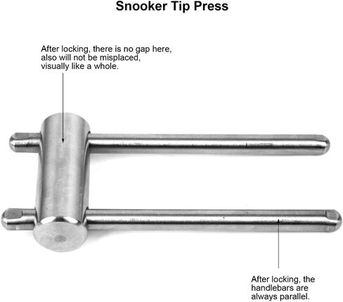 Steel Billiard Cue Tip Press Tool – 14mm Arc Shaper Billiard Cue Tip Presser Shaper Snooker Stick Tip Compressor for Round Snooker Cue Stick in Kuwait