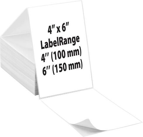 Fanfold 4"x6" Direct Thermal Labels White Perforated Shipping Labels,1 Stack,Total 2000 in Kuwait