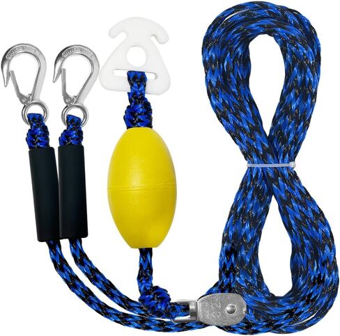 Boat Tow Harness with D Rings Float Ball - Ski Tow Rope Harness for Towing Towable Tube, Water Ski, Wakeboard - Pontoon Boat Tow Rope Tow Harness for Tubing, Water Sports in Kuwait