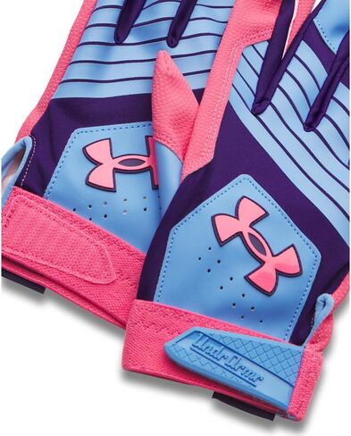 Under Armour Men's Clean Up Baseball Gloves, (452) Ceylon/Super Pink/Super Pink, Large in Saudi Arabia