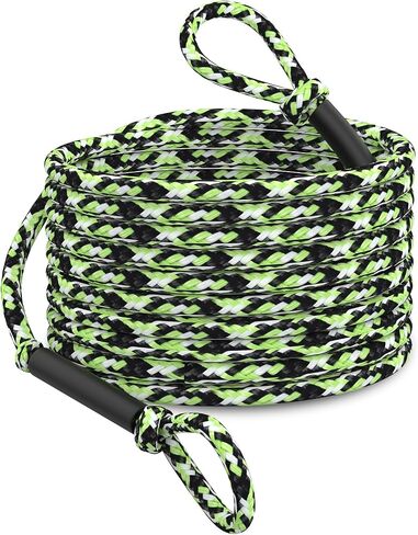 60FT 6K Boat Tow Rope for Tubing, 1-6 Riders Heavy Duty Floating Tube Tow Rope, Pull Rope for Towable Tubes & Water Sports in Kuwait