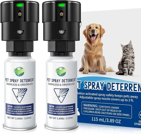 Cat Spray Pet System Dog Motion Activated Dog System with 1 Spray - Only Applicable to Original Replacement in Saudi Arabia