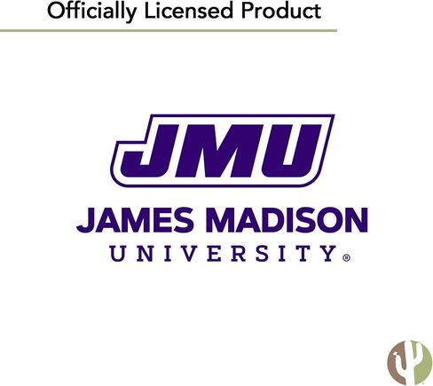 Desert Cactus James Madison University Neck Tie JMU Dukes 100% Polyester Necktie with Logo, Officially Licensed (Style B) in Kuwait
