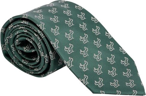 Desert Cactus University of South Florida Neck Tie USF Bulls 100% Polyester Necktie with Logo, Officially Licensed (Style B) in Kuwait