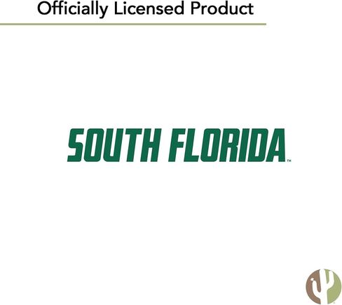 Desert Cactus University of South Florida Neck Tie USF Bulls 100% Polyester Necktie with Logo, Officially Licensed (Style B) in Kuwait