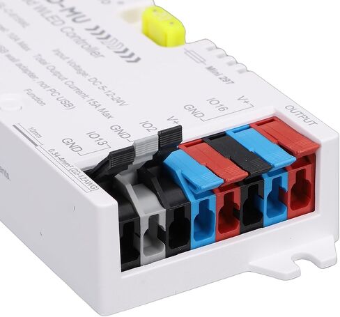 Hyuduo Addressable LED Controller 100+ Dynamic Effects Music Sync for WS2812 SK6812 with 20A and Real Time Mic in Kuwait