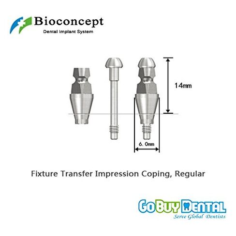 Osstem TS3(Hiossen ET3) متوافق مع تركيبة النقل السداسية العادية، مقاس φ6.0 مم، الطول 14 مم لدرج الإغلاق in Kuwait