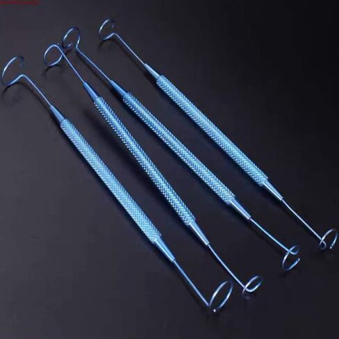 4 pcs Different Sizes Double Ended Pigtail Probe Probes Ophthalmic Eye Instrument in Kuwait