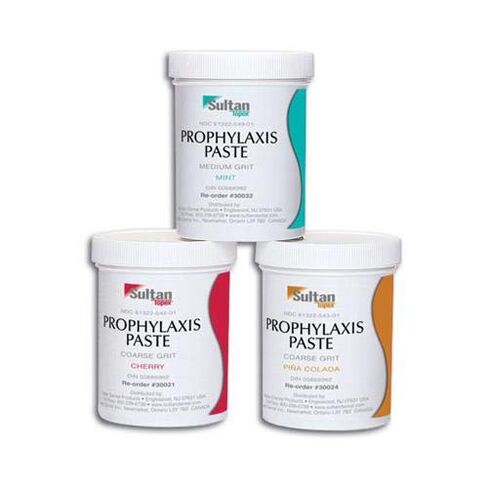 Sultan 30032 Topex Prophy Paste Jar with Fluoride Medium Grit Mint 12 oz in Kuwait