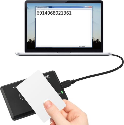 قارئ بطاقات IC بدون تلامس، قارئ NFC بسرعة 13.56 ميجاهرتز مع واجهة USB للتحكم في الوصول، مبرمج مشفر متوافق مع نظام التشغيل Windows Linux MacOS in Kuwait