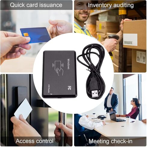 قارئ بطاقات IC بدون تلامس، قارئ NFC بسرعة 13.56 ميجاهرتز مع واجهة USB للتحكم في الوصول، مبرمج مشفر متوافق مع نظام التشغيل Windows Linux MacOS in Kuwait