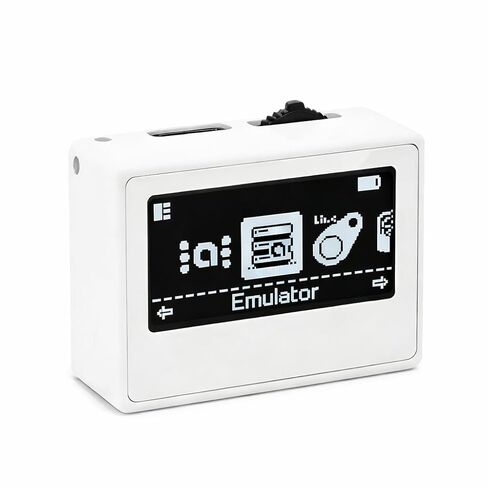 NFC Tag Emulator for Switch, Wii U & 3DS - NFC Game Data Writer with 3000+ Saves, Compatible with 60+ Games, Auto UID Regeneration & Unlimited Scans, 1.3" OLED Screen, Rechargeable in Kuwait