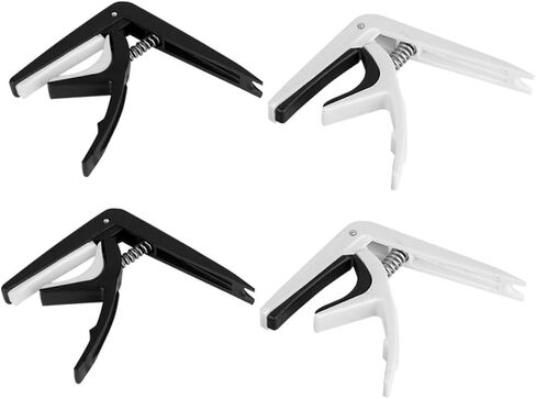 Mikinona 4Pcs Guitar Capo Set Plastic Tone Modified Clips for Acoustic Electric Classical Guitars Adjustable Capo Accessories in Kuwait