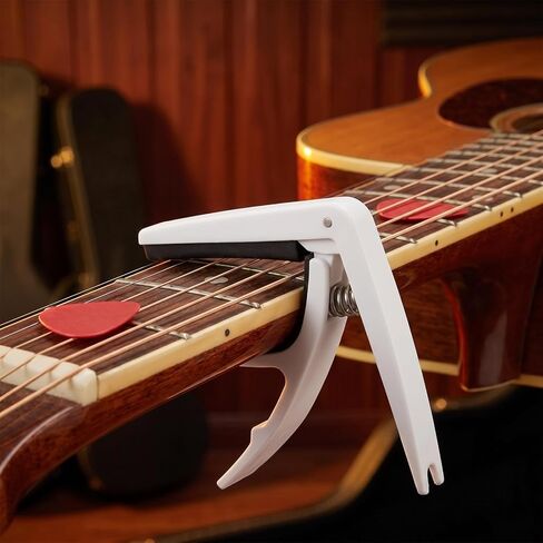 Mikinona 4Pcs Guitar Capo Set Plastic Tone Modified Clips for Acoustic Electric Classical Guitars Adjustable Capo Accessories in Kuwait