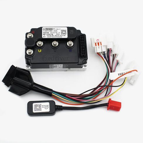 MINI12 72300 Fardriver has a Maximum Discharge Capacity of 100A. It Features a Small Size, high Power, Intelligent Adjustable parameters, and an Electric Motor Controller. in Kuwait