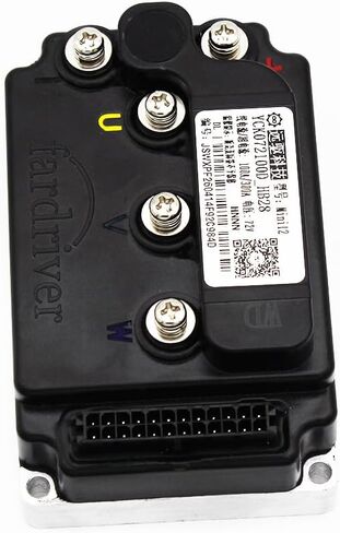 MINI12 72300 Fardriver has a Maximum Discharge Capacity of 100A. It Features a Small Size, high Power, Intelligent Adjustable parameters, and an Electric Motor Controller. in Kuwait