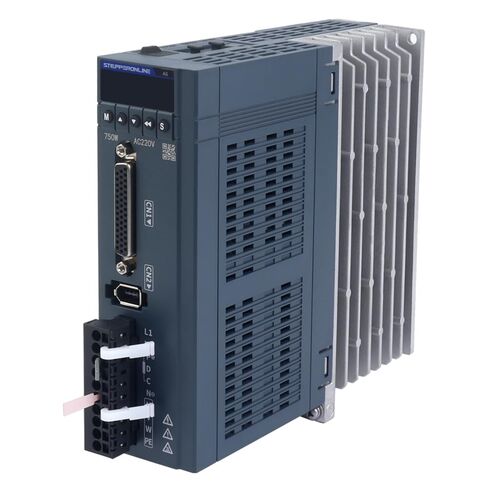 STEPPERONLINE AC Servo Motor kit A6 Series 750W Servo Motor 3000rpm 2.39Nm with Brake 17 Bit Absolute Encoder IP67 + 750W Impuls/RS485/analoger AC Servo Motor Driver+ 3.0M Cabels in Kuwait