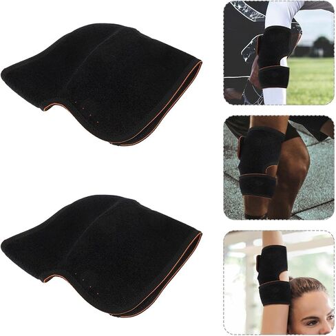 TEHAUX 2pcs Sports Elbow Brace Compression Sleeve for Elbow Protection and Joint Warming, Lightweight Cloth Material Arm Warmer Sleeve for Football and Tennis in Kuwait