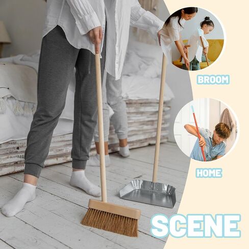 2pcs Mop Handle Grip Replacement, Broom Rod End Cap Cover, 19mm Plastic Dustpan Broom Handle Accessory for Household Cleaning Tools in Kuwait